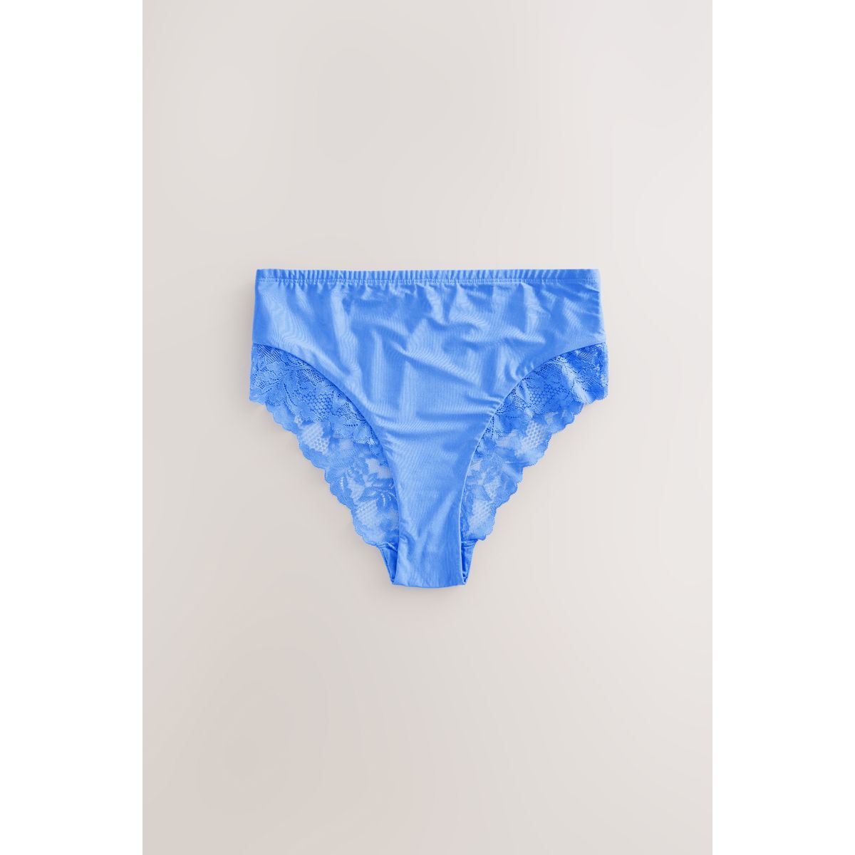 Culotte taille haute, lot de 2 bleu motif fleurs, NEXT