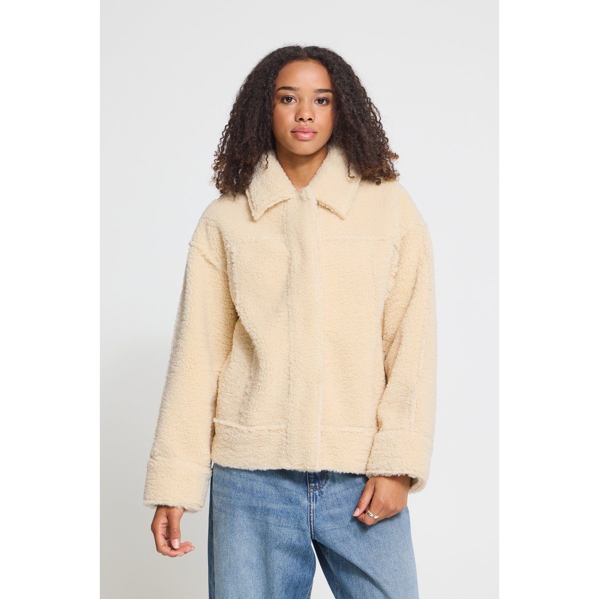 Veste d'extérieur blanc almond milk, ICHI