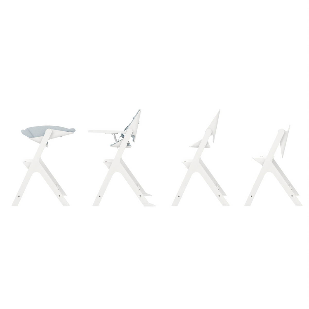 Chaise haute en bois évolutive Nesta blanc, MAXI COSI