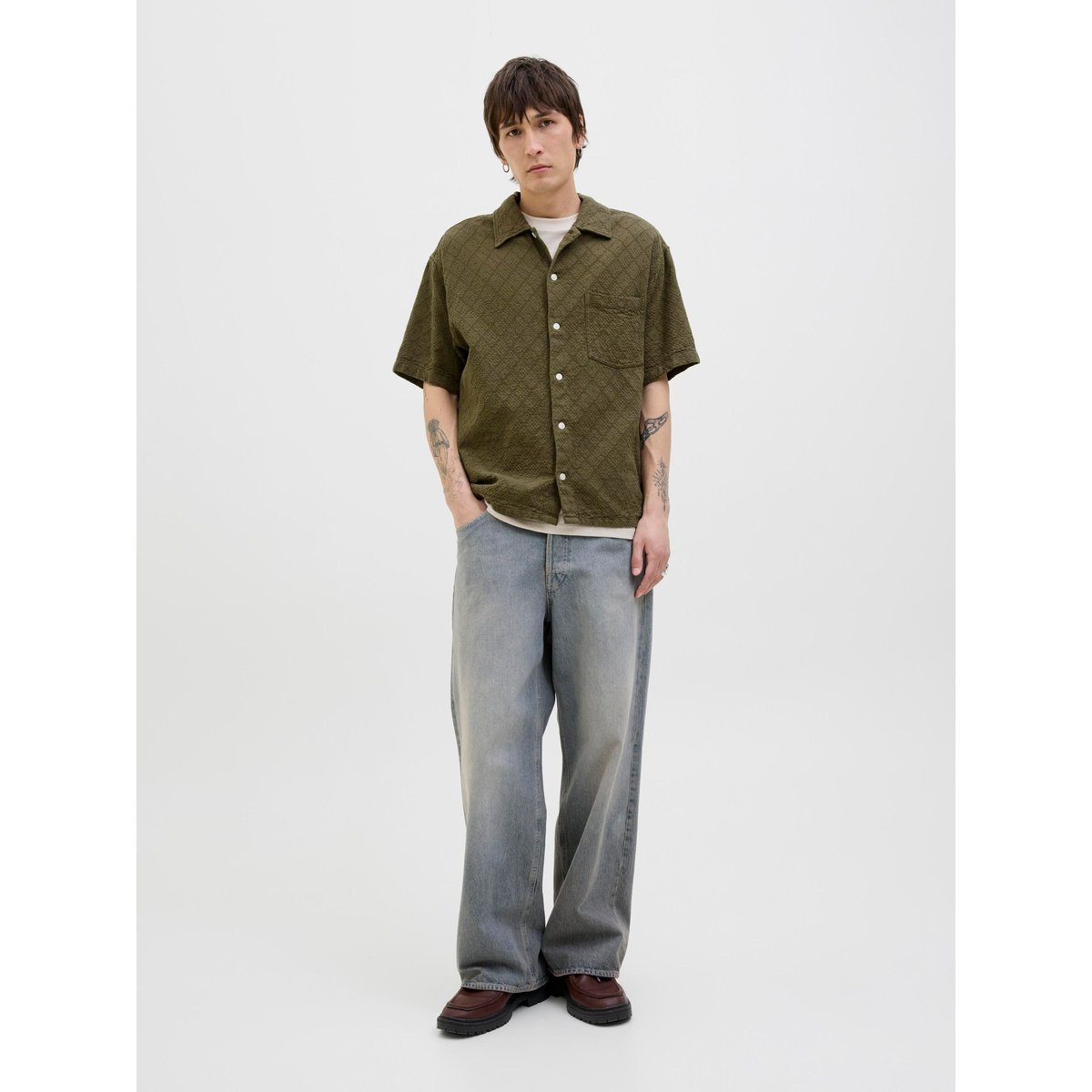 Chemise De Vacances olive night, JACK & JONES