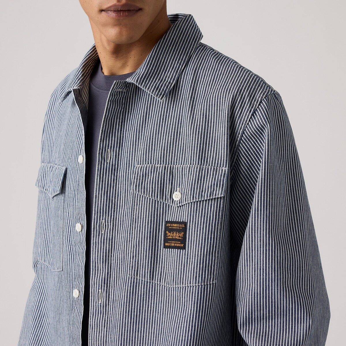 Chemise manches longues, WORKER washington stripe, LEVI'S