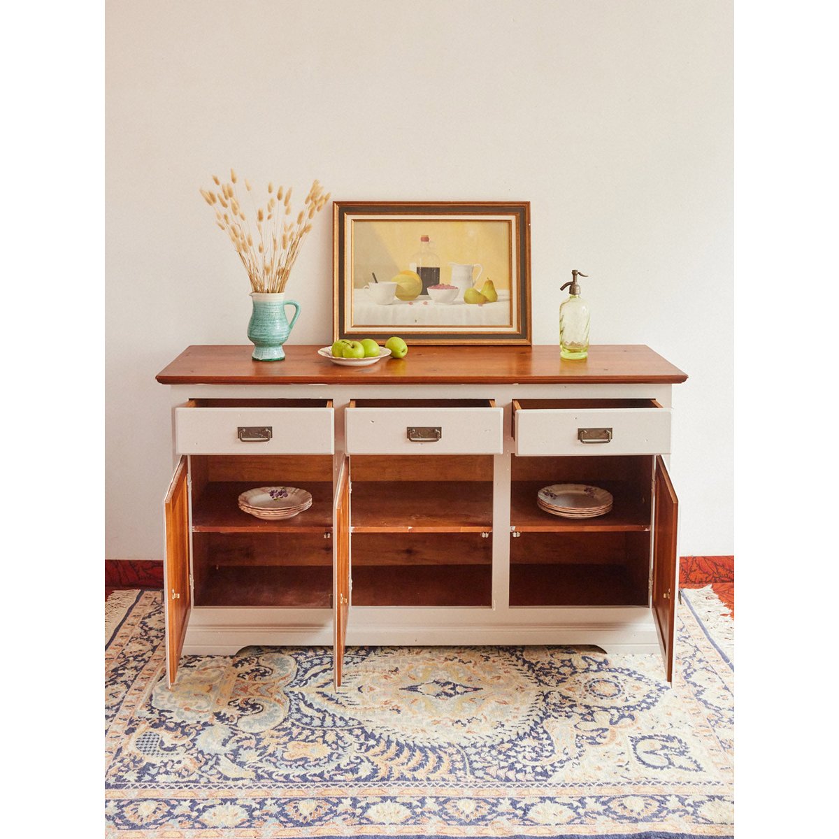 Buffet en bois Gilbert N°1927 - Bon état bois clair, DEBONGOUT