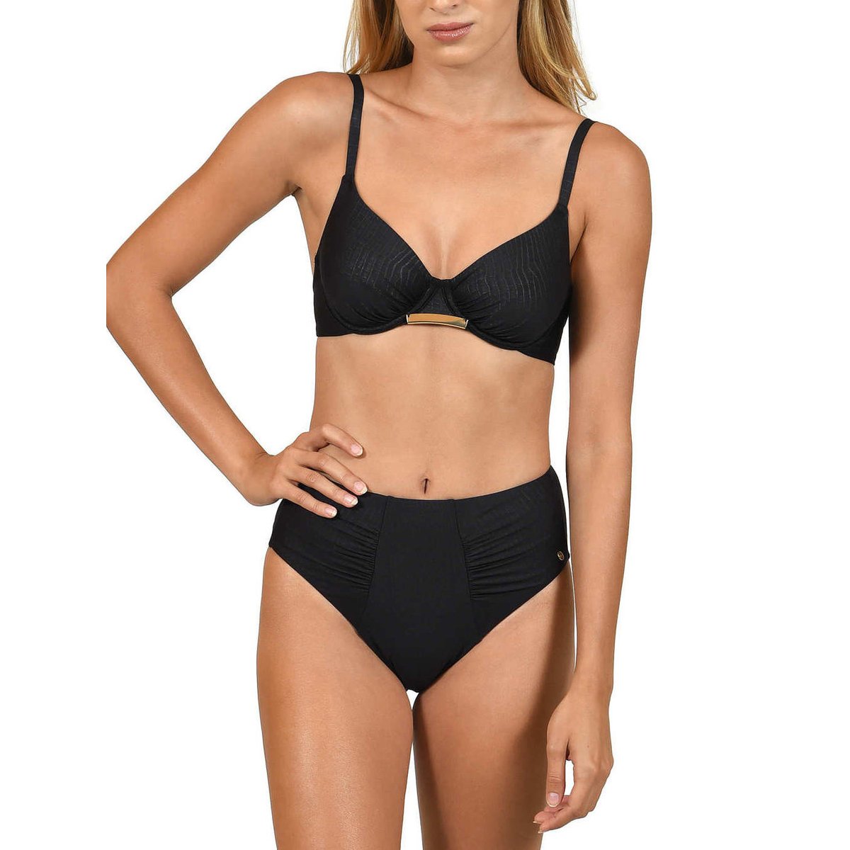 Haut maillot de bain Bari noir, LISCA