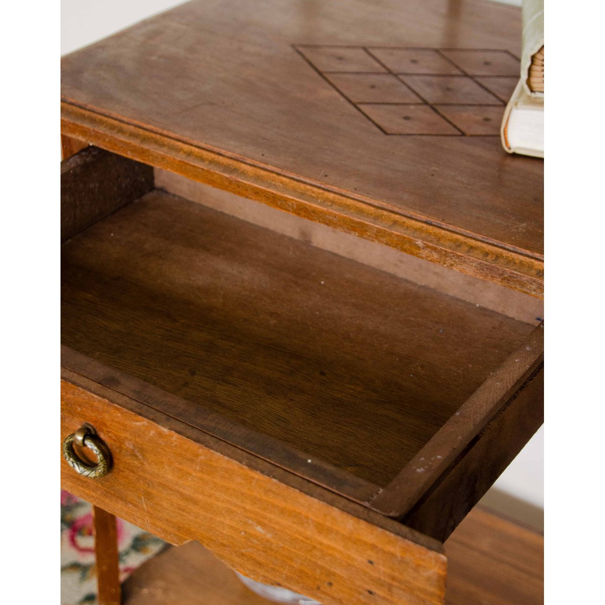Console en bois Francine N°997 - Bon état marron, DEBONGOUT