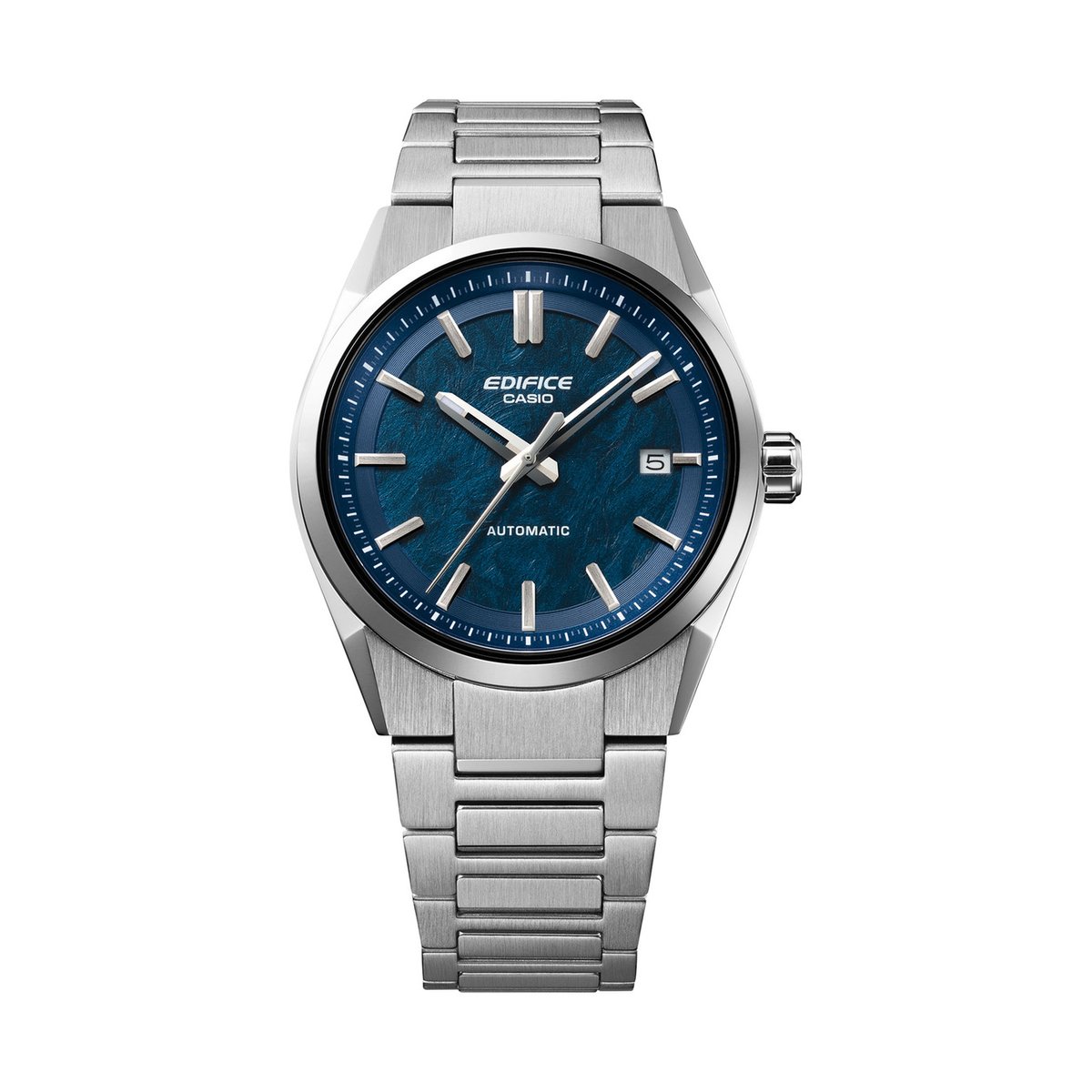 Montre Analogique EDIFICE argenté bleu argenté, CASIO