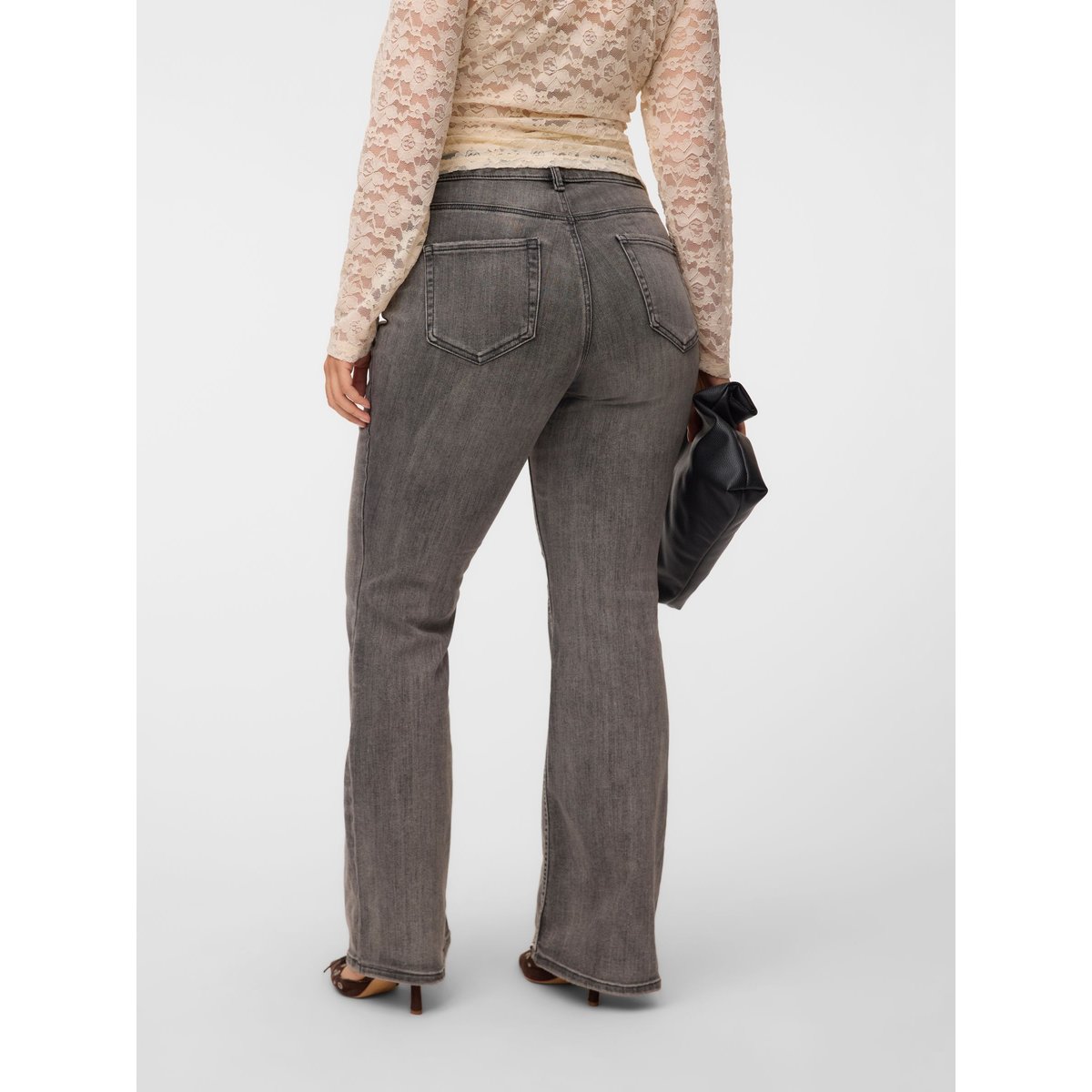 Jean Flared medium grey denim, VERO MODA