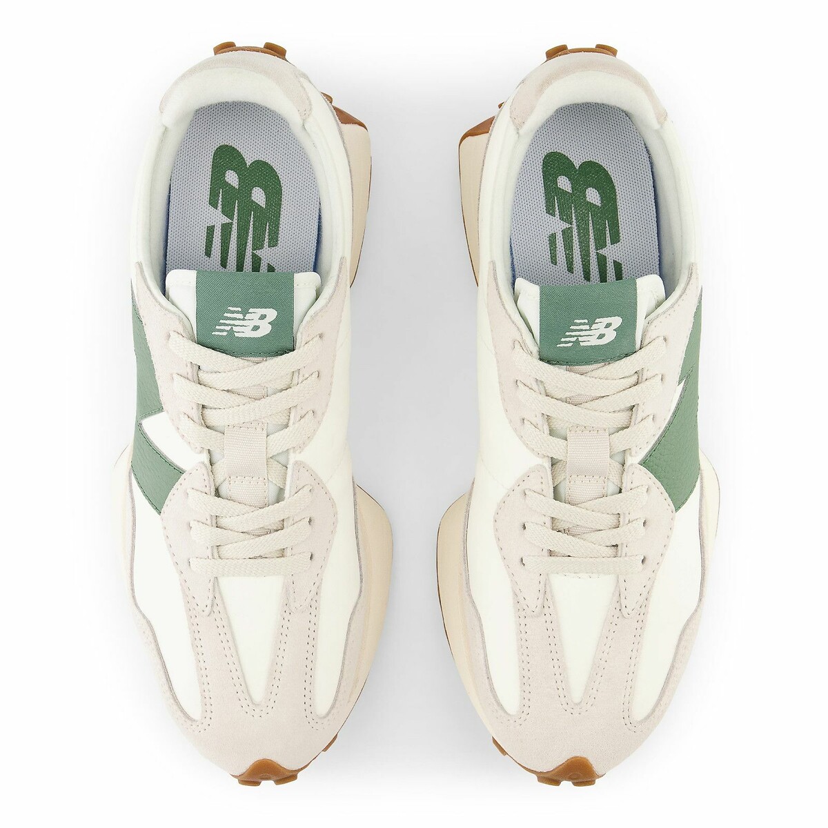 Sapatilhas U327 branco/verde, NEW BALANCE