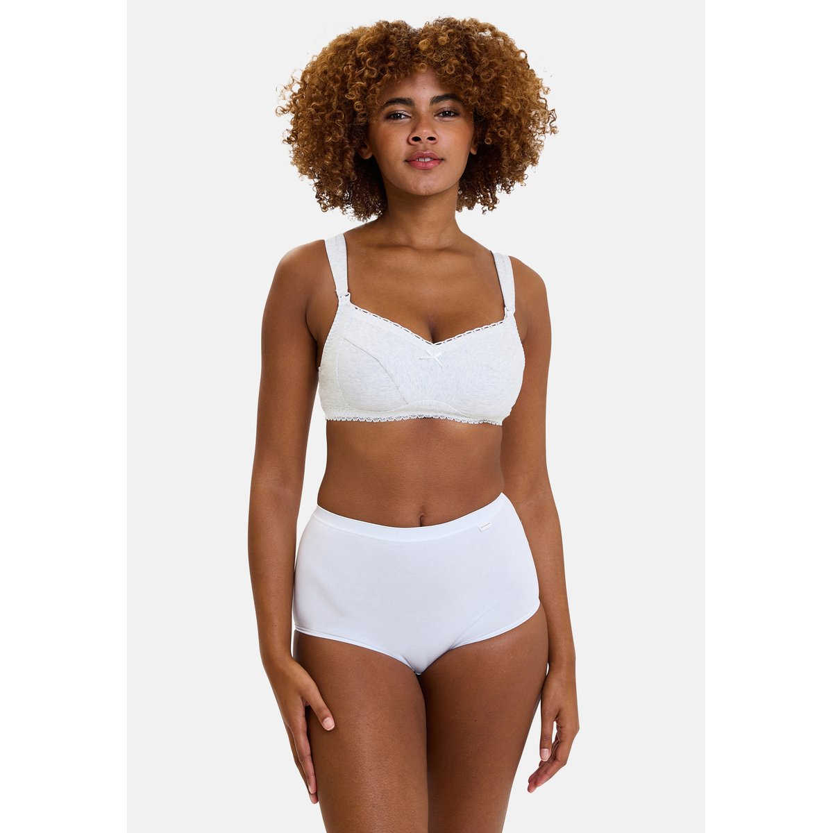 Soutien-gorge Sans Armature Allaitement New Calin gris chiné, SANS COMPLEXE