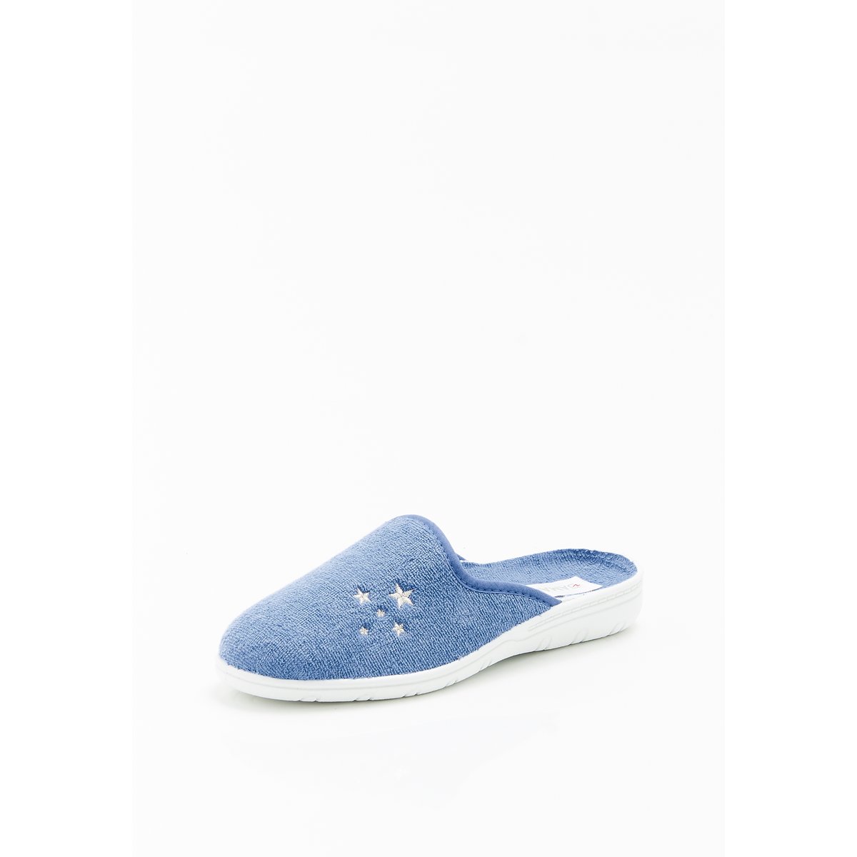 Chaussons mules bleu opaline, DAMART