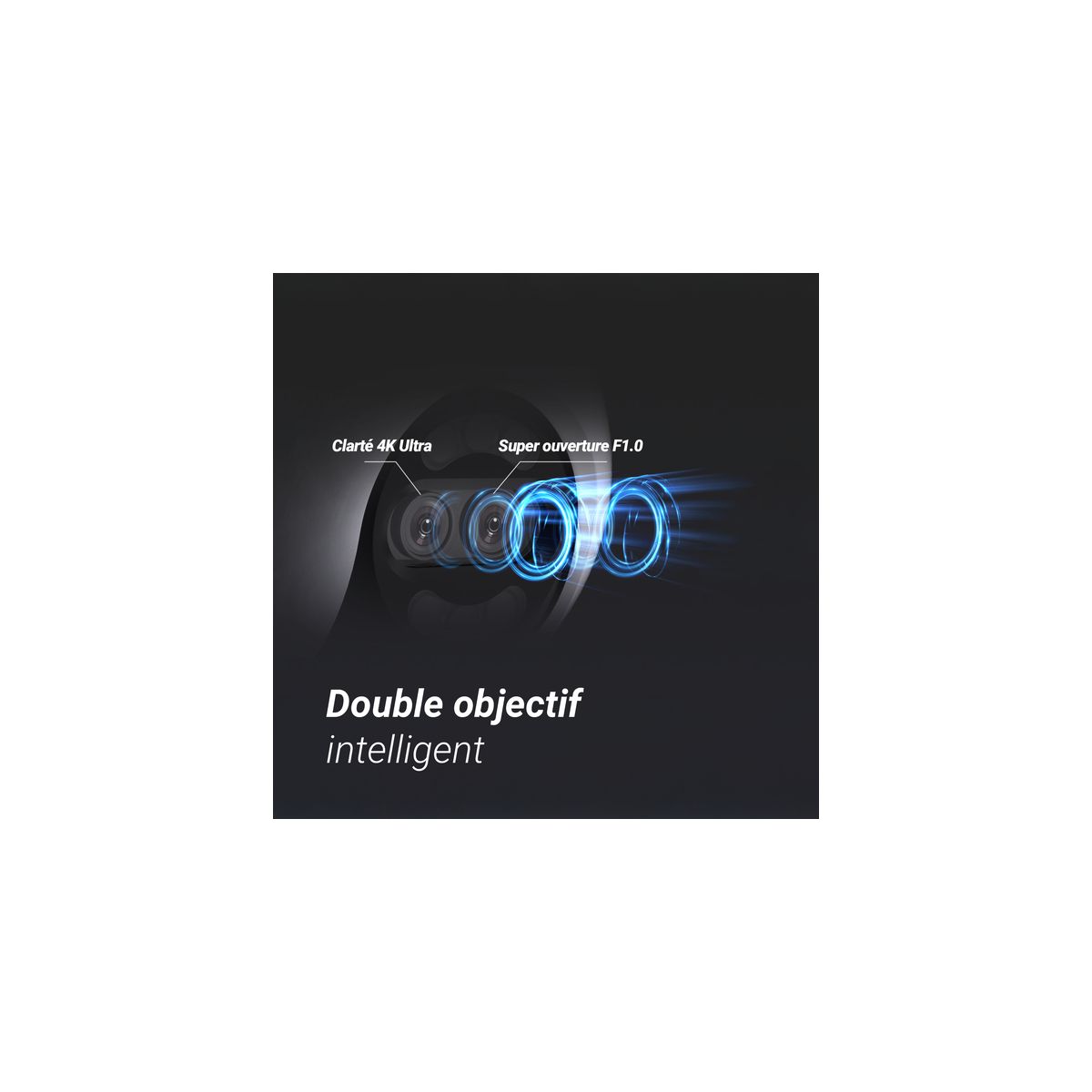 Caméra de surveillance Wifi H80X 4K motorisée couleur unique, EZVIZ