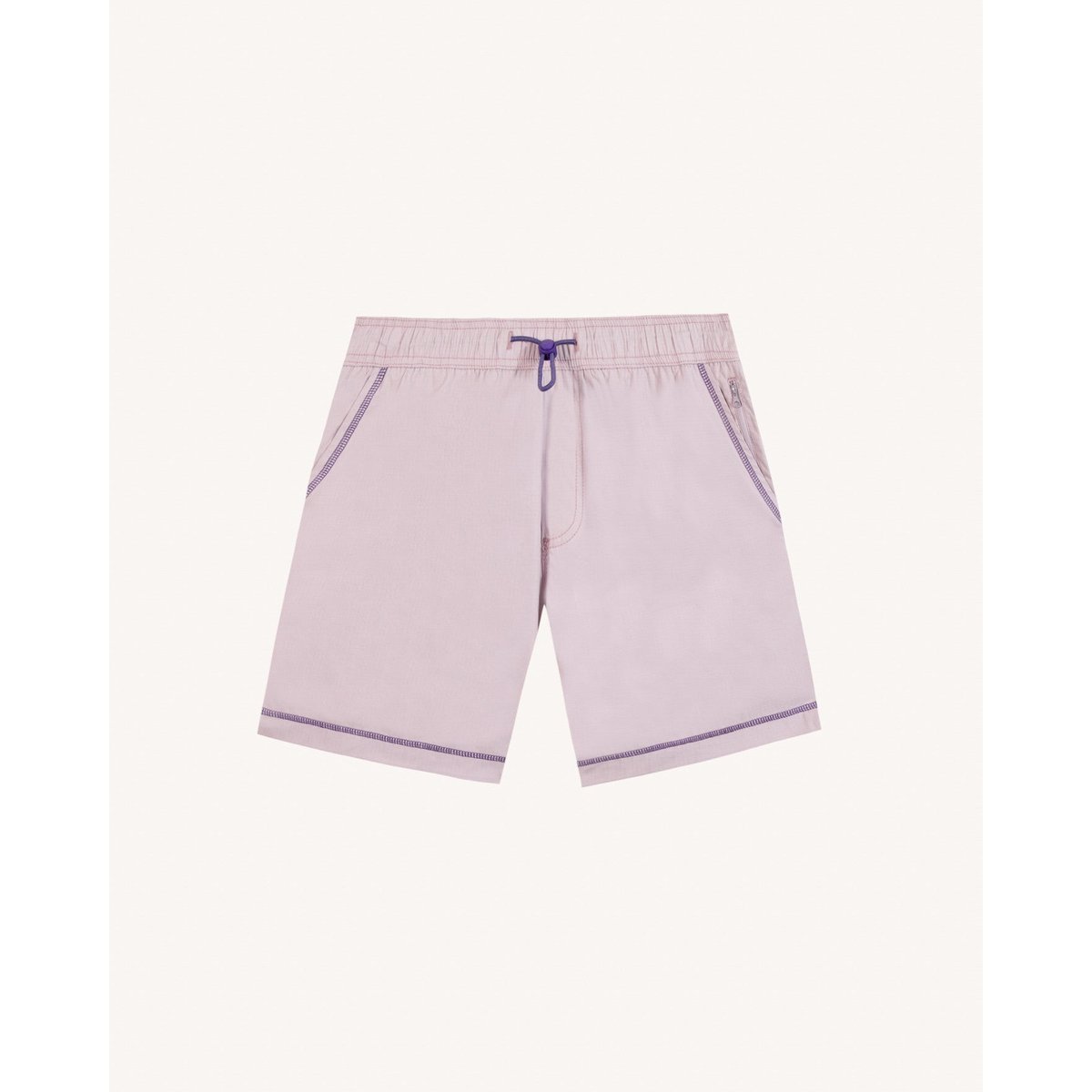 Short élastique MILLY OTD rose grisé, FAGUO