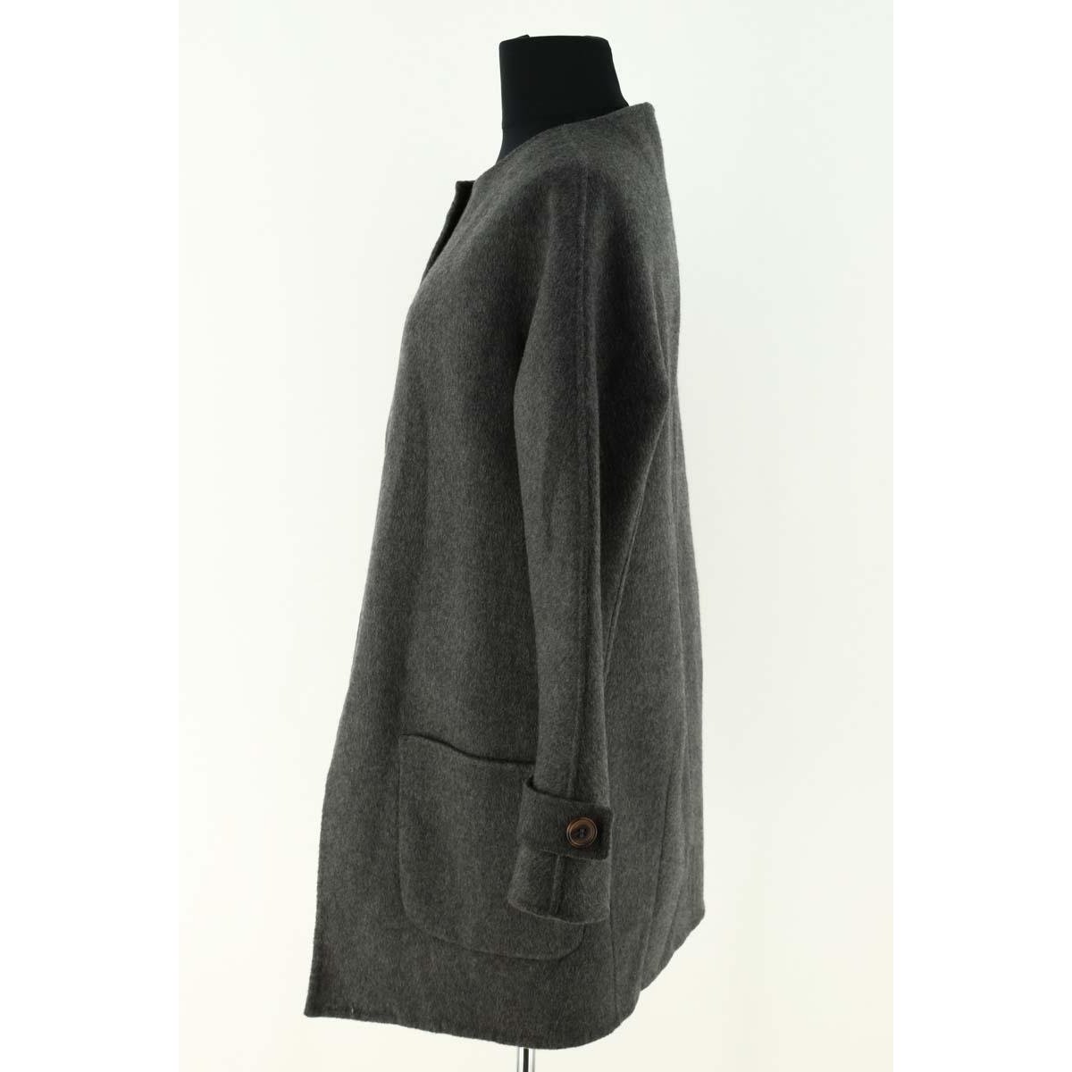 Manteau - Très Bon État gris, ERIC BOMPARD