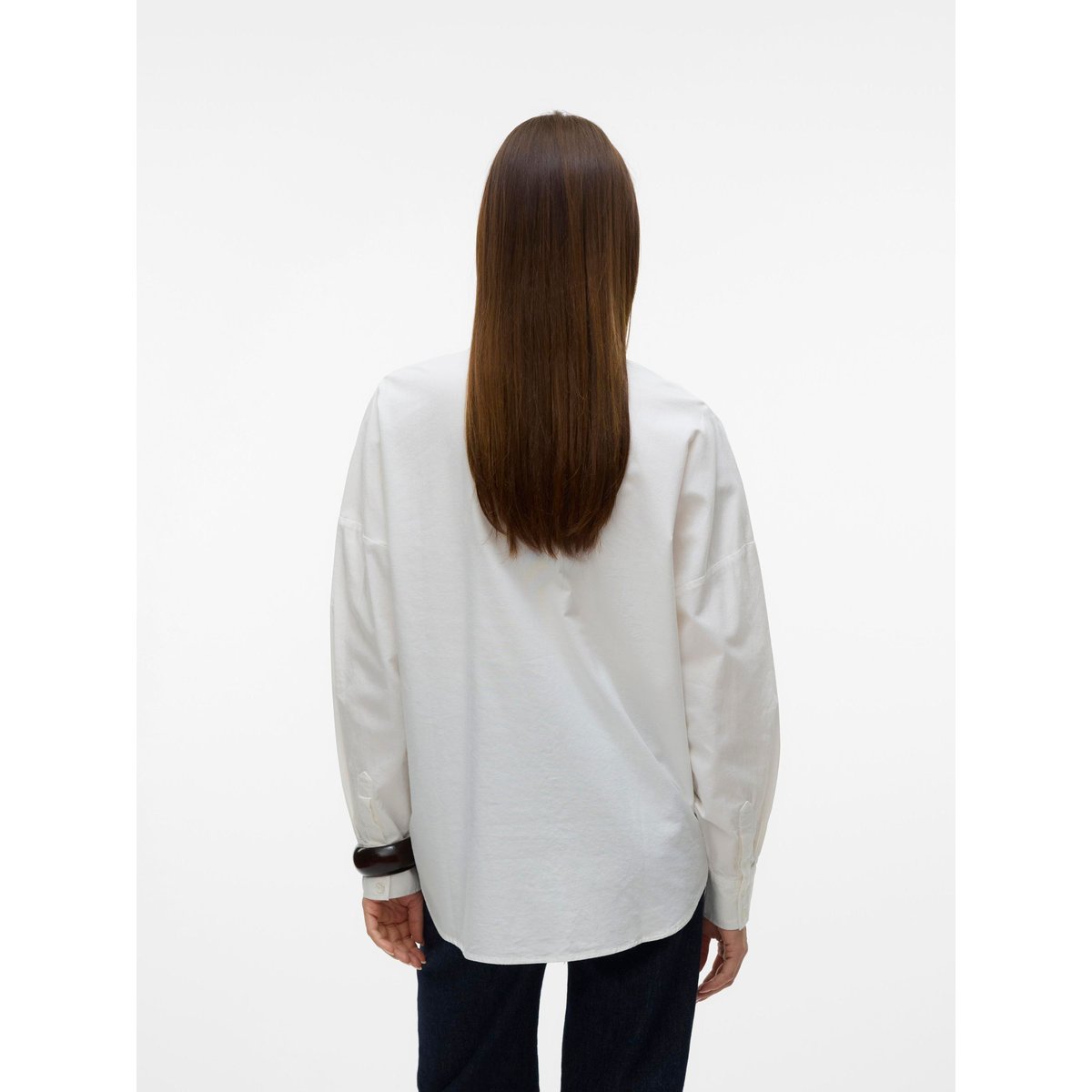 Chemise Oxford snow white, VERO MODA