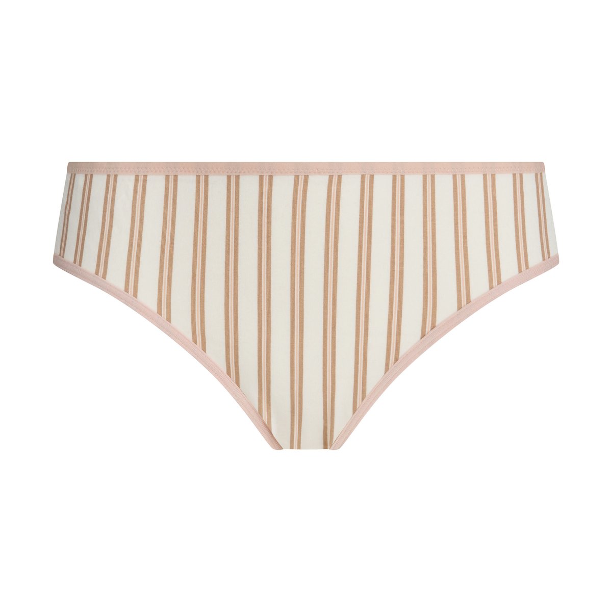 Tanga à rayures Dim x Inès de la Fressange beige, DIM