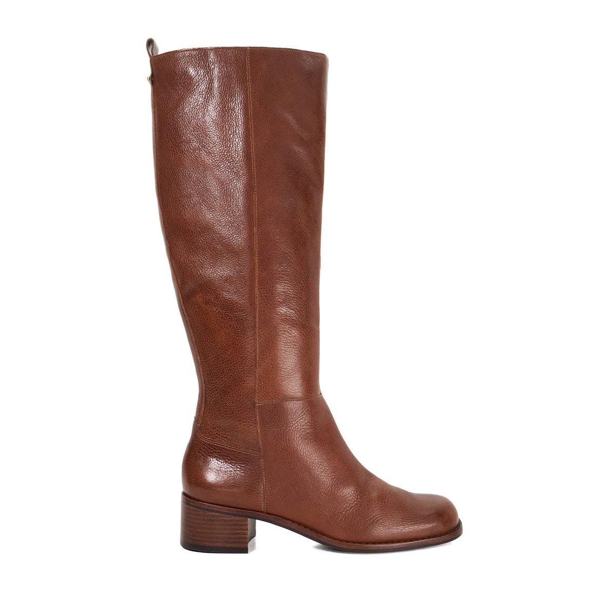 Bottes hautes multi-matières - VEDA tan-leather mix, DUNE LONDON