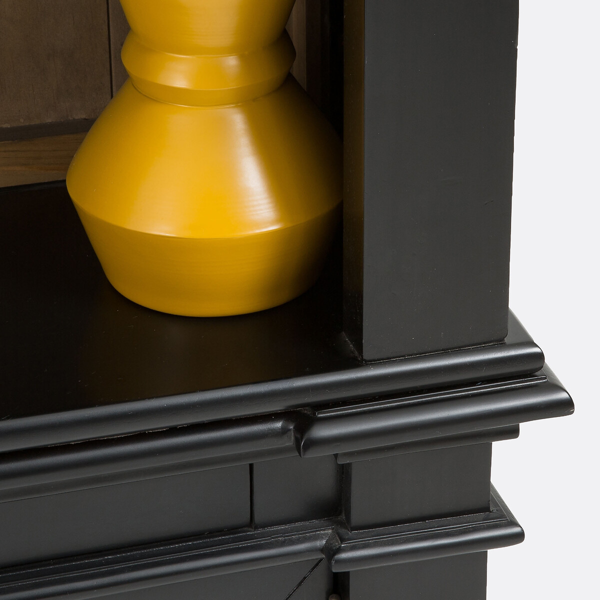 Lipstick Apthocary Cabinet in Solid Pine black, LA REDOUTE INTERIEURS