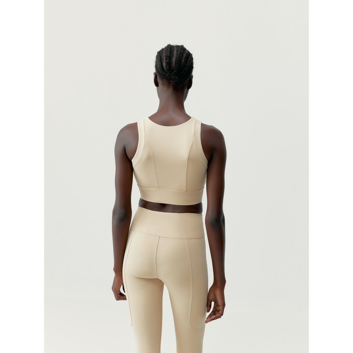 Brassière de Sport Performance Fixation Haute ESME beige, BORN