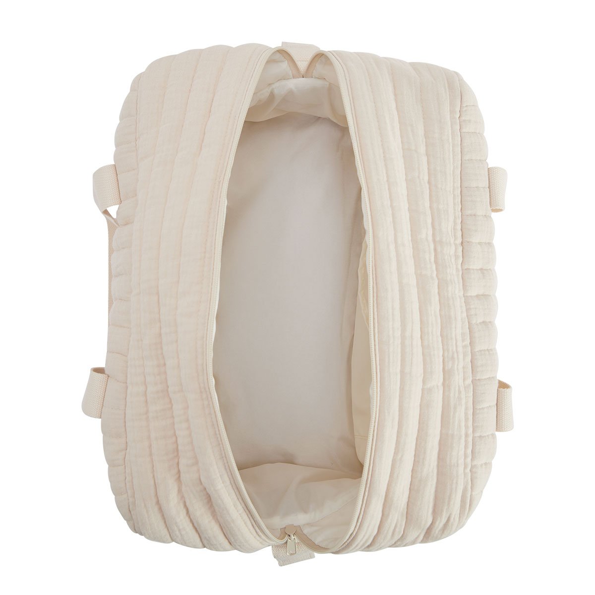Sac à langer en gaze de coton Eden beige, PETIT BEGUIN