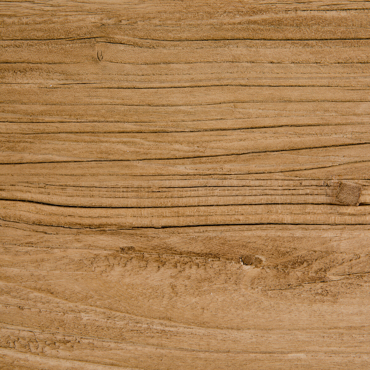 Table basse en orme recyclé et métal fer, Zen naturel, OTTO STUDIO FOR AM.PM