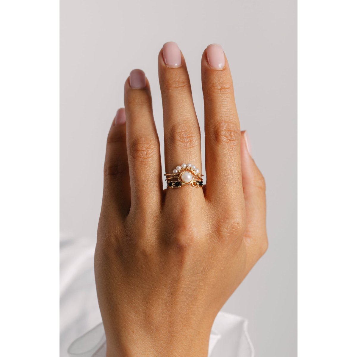 Bague Swan - Perle de culture perle de culture, YAY PARIS