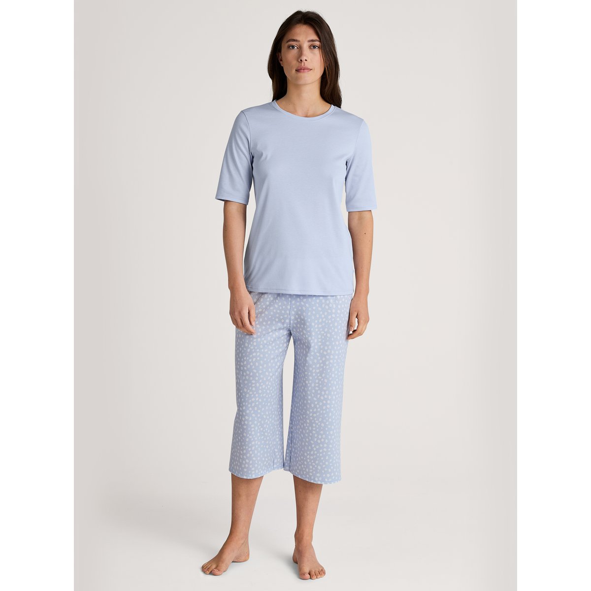 Pantalon 3/4 Coton FAVOURITES SLEEP bleu harmonie, CALIDA