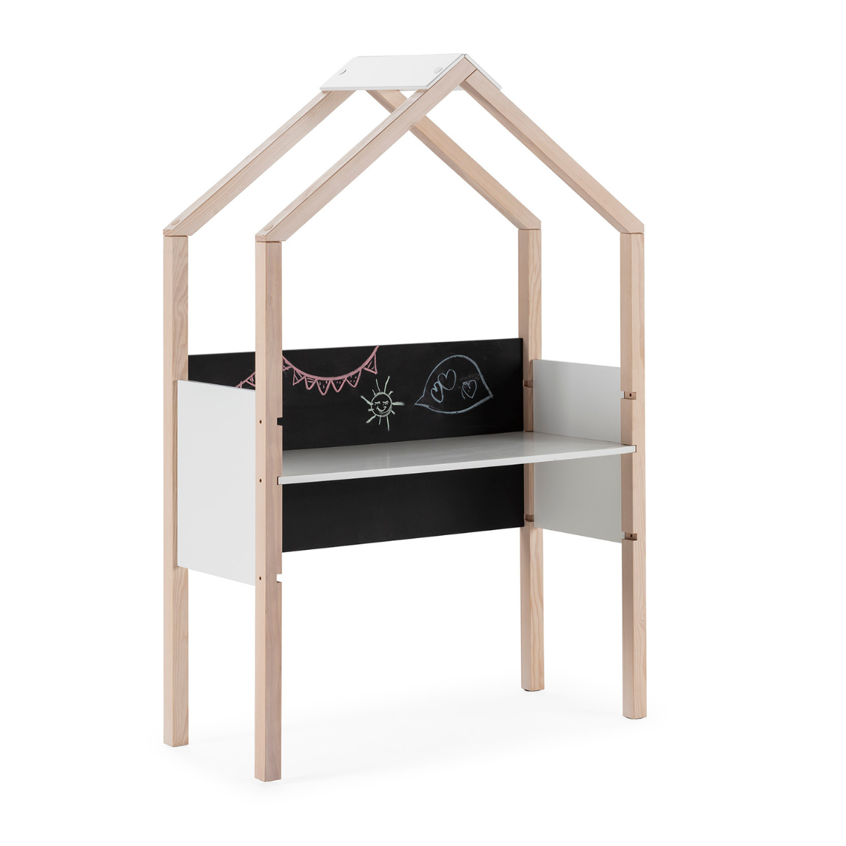 Bureau avec ardoise - OSACR blanc, CALICOSY