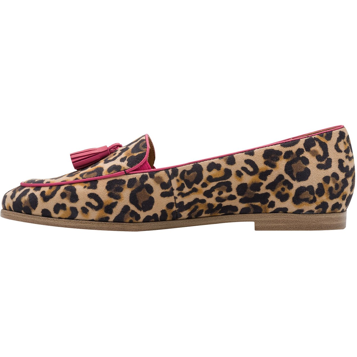 Suede Loafers leopard print, TAMARIS