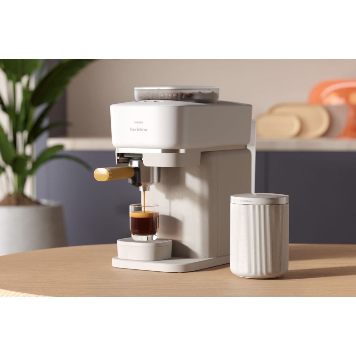 Bac à marc à mar blanc pour baristina couleur unique, PHILIPS