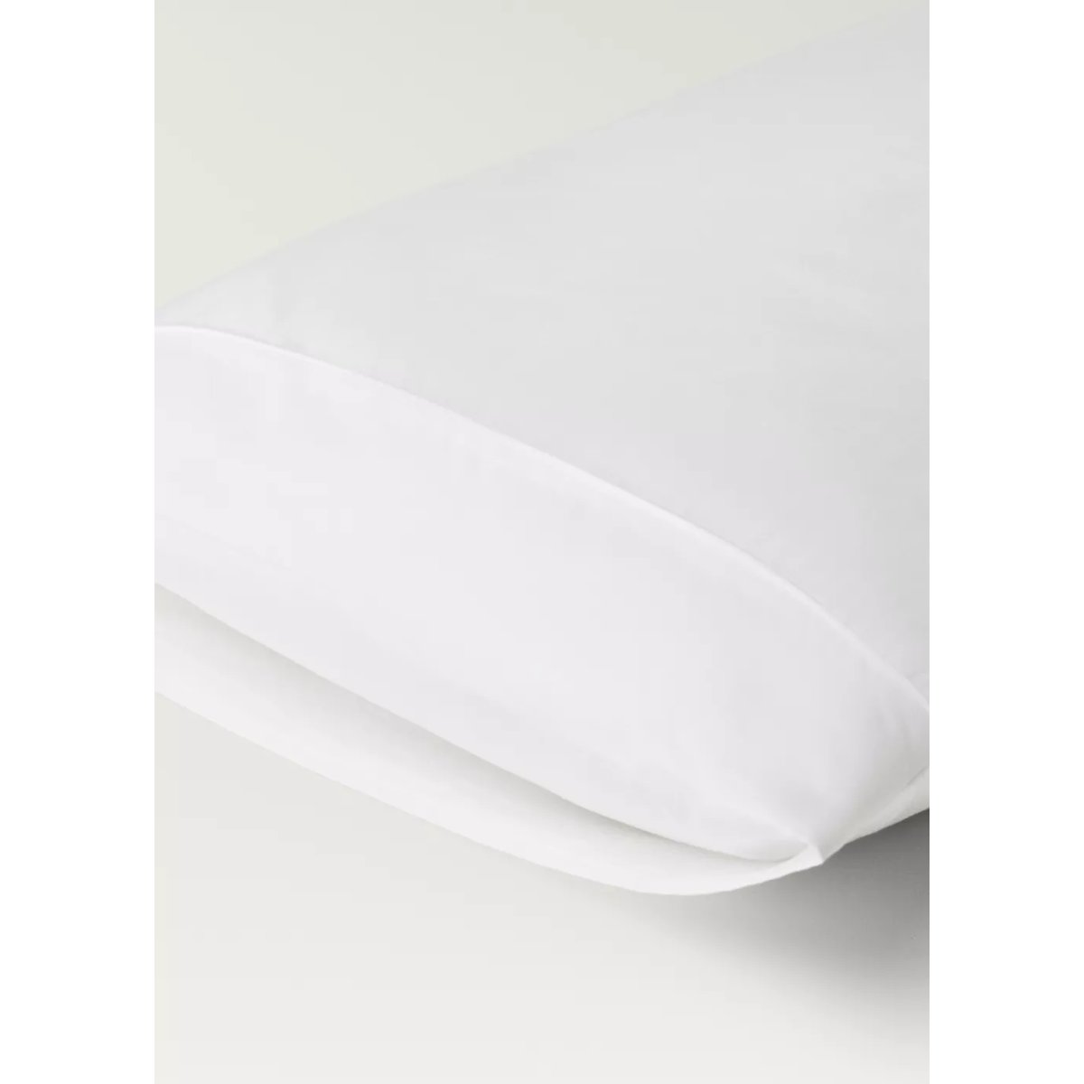 Deux taies d’oreiller coton satin 600 fils 50x75 cm blanc, MANGO HOME
