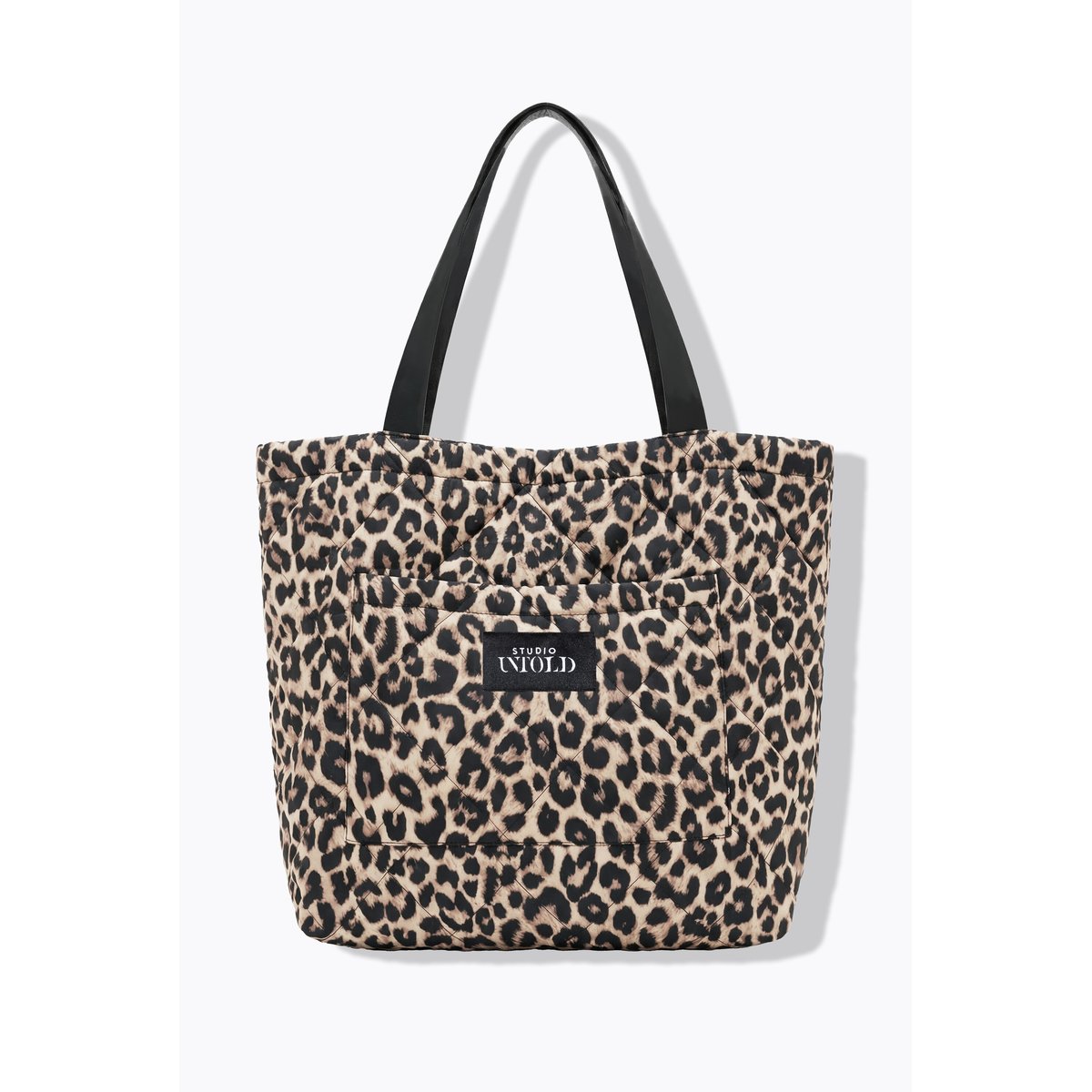 Sac cabas, surpiqûres, léopard cannelle, STUDIO UNTOLD