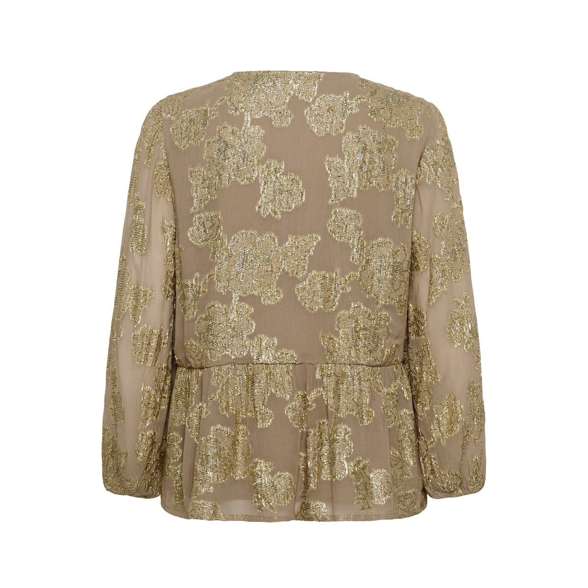 Chemise à manches longues beige dune, CULTURE