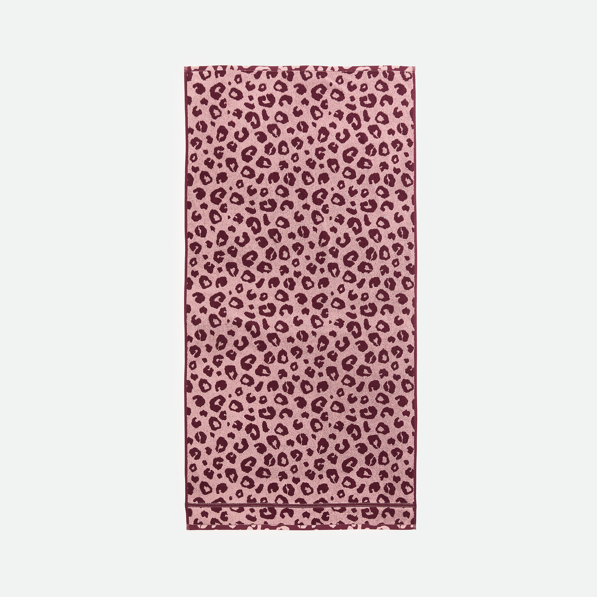 Maxi-Badetuch Zani leopard bordeauxrot, LA REDOUTE INTERIEURS