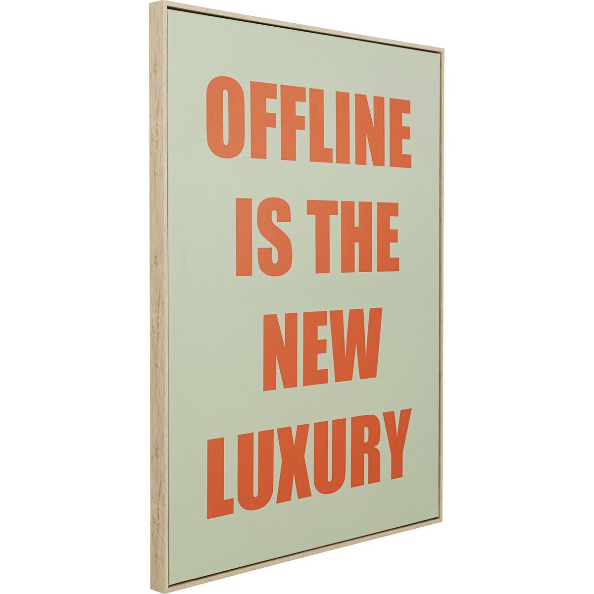 Toile à message, NEW LUXURY vert, KARE DESIGN