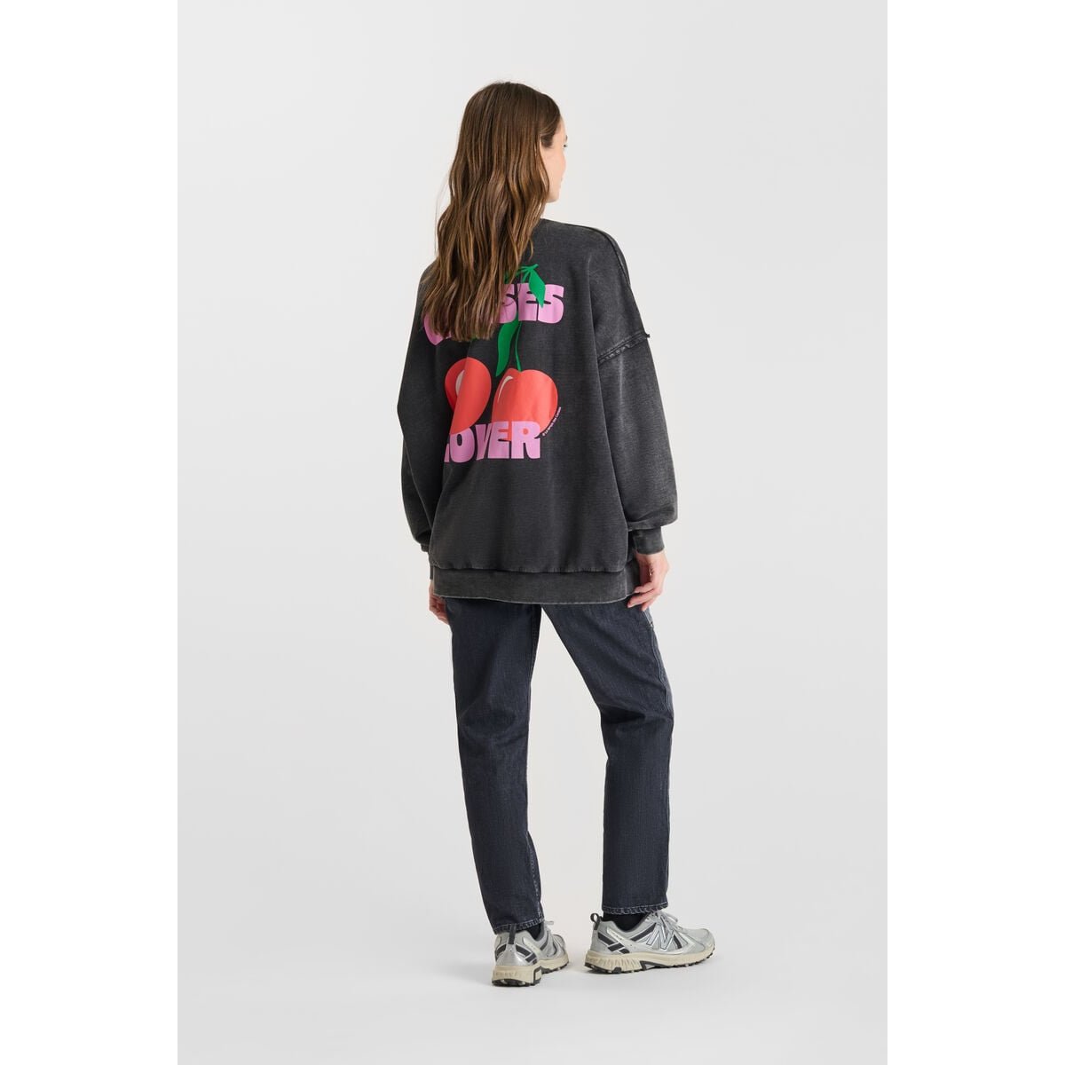 Sweat-Shirt JULES black, LE TEMPS DES CERISES