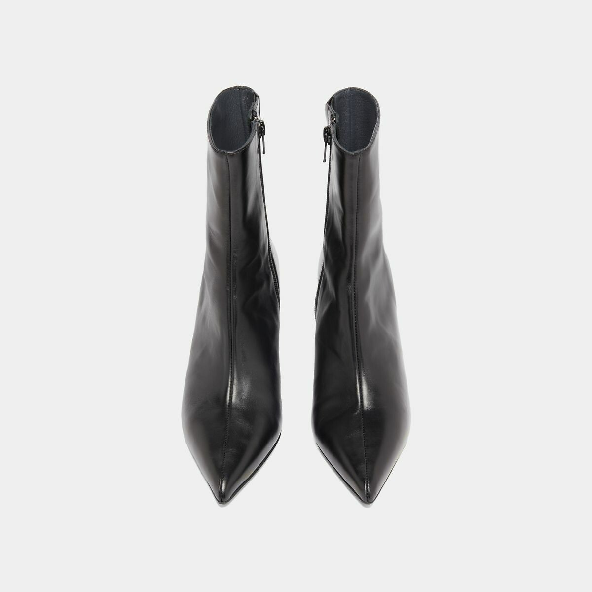 Bottines talons aiguilles en cuir, Diem noir, JONAK