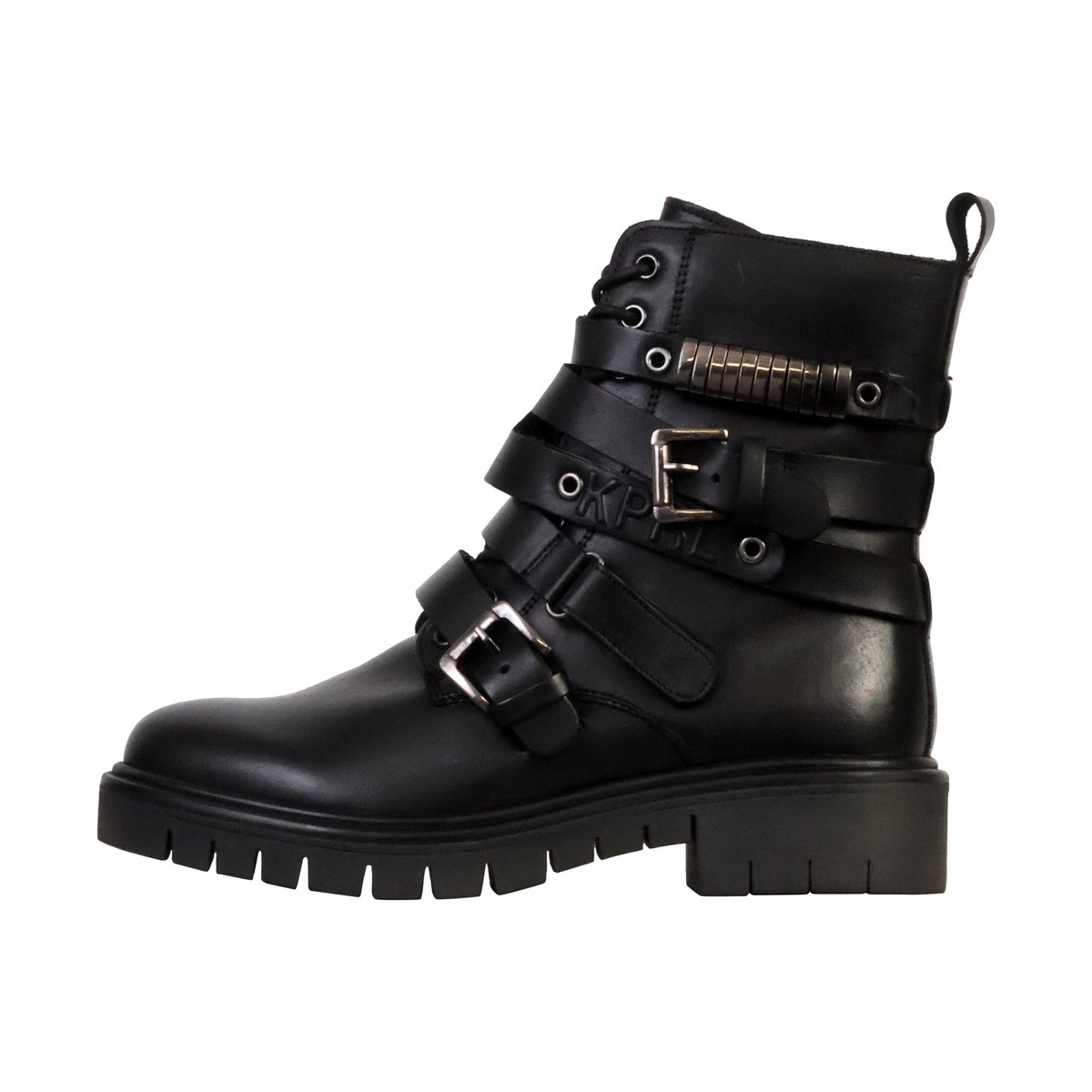Bottines Cuir Zeloe noir, KAPORAL