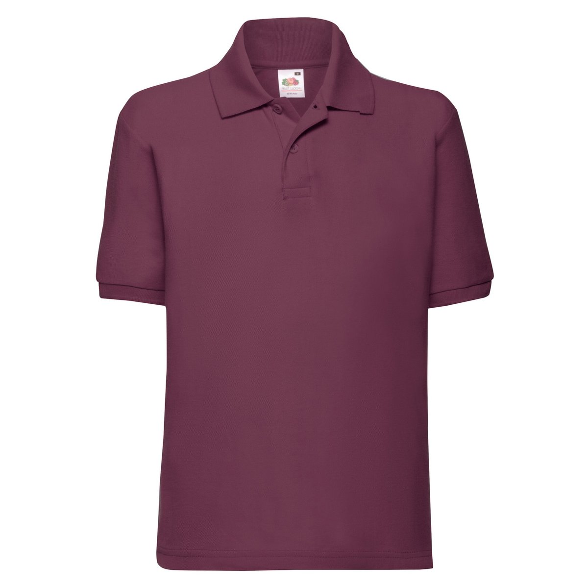 Polo bordeaux, FRUIT OF THE LOOM