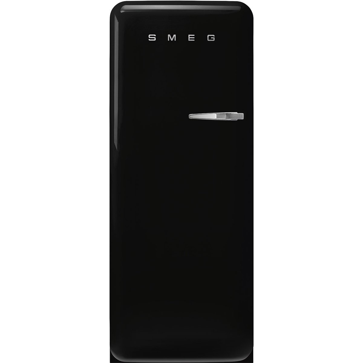 Réfrigérateur 1 porte poignée à droite FAB28 noir brillant, SMEG