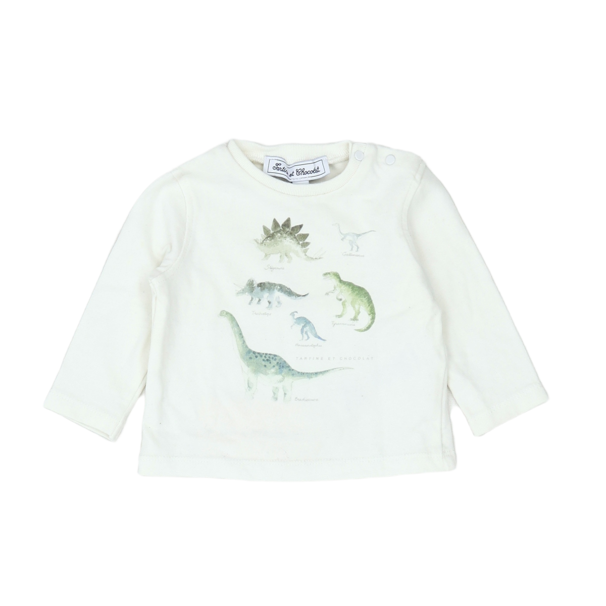 T-shirt bébé - Bon état blanc, TARTINE ET CHOCOLAT