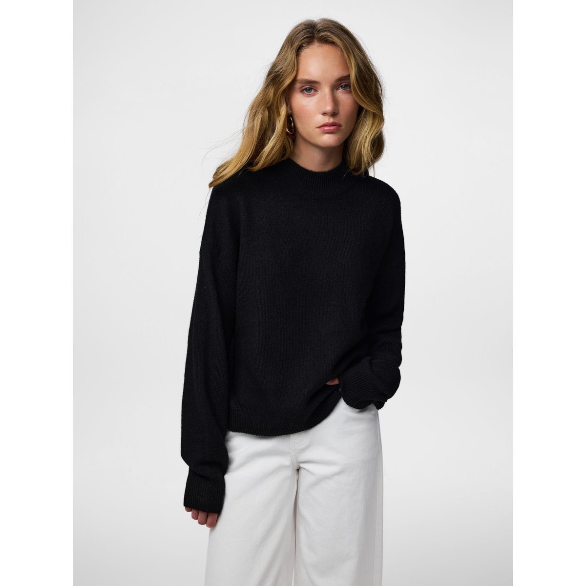 Pullover noir - black, PIECES