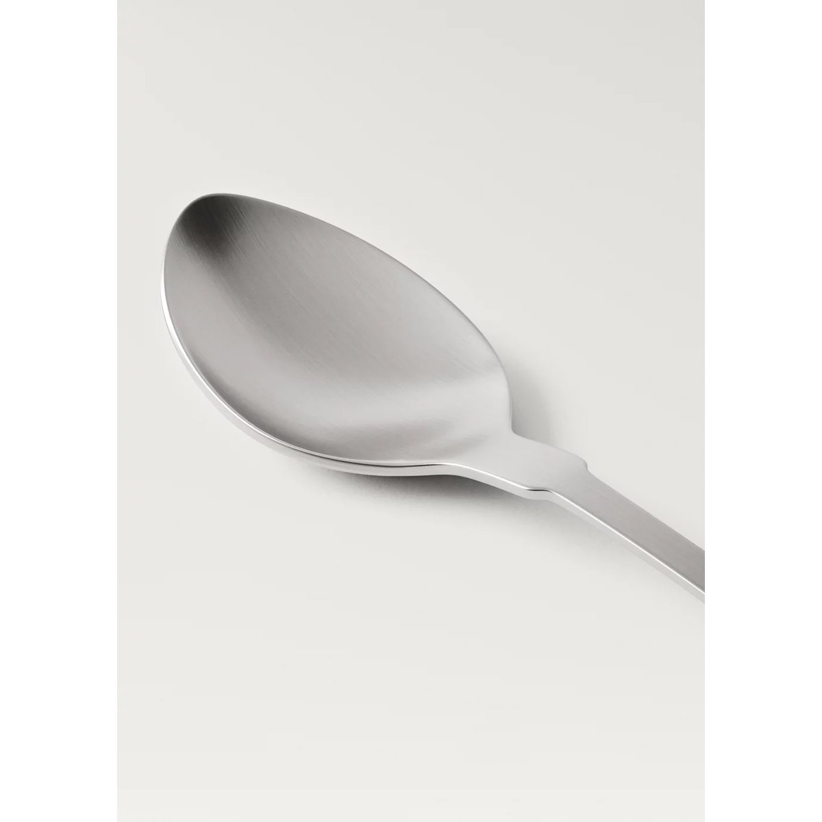Lot de couverts de service 2 pièces en acier inoxydable argenté mat argent, MANGO HOME
