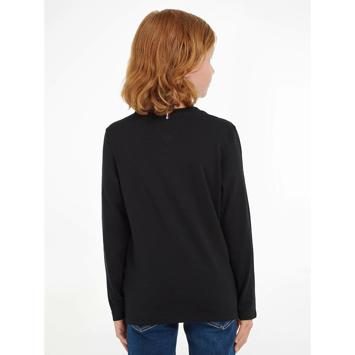 Camisola de mangas compridas preto , TOMMY HILFIGER