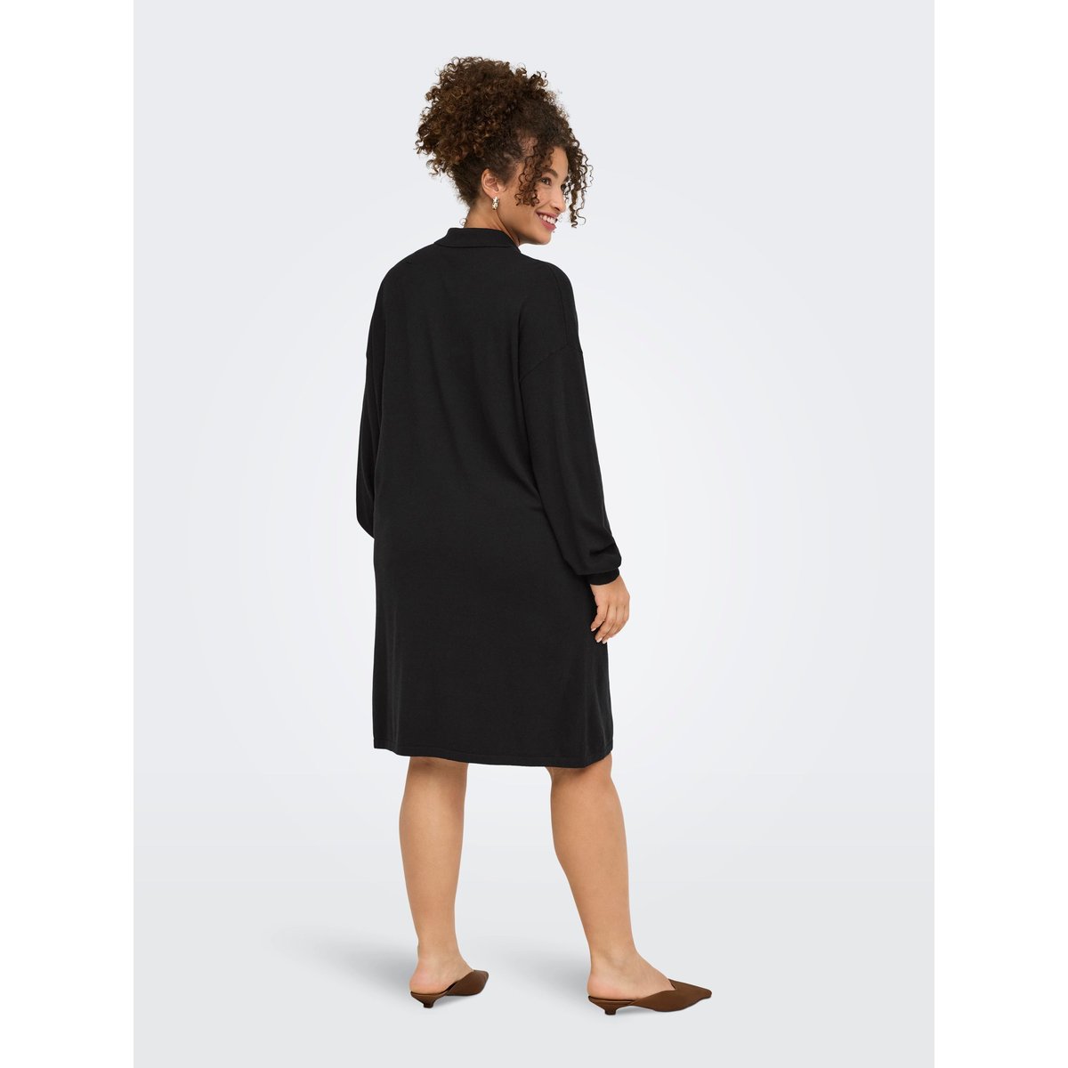 Robe En Maille black 1, ONLY CARMAKOMA