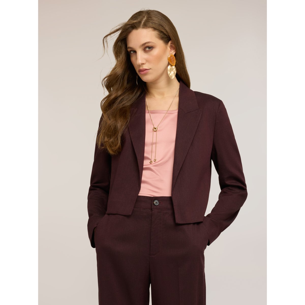 Veste courte burgundy, MOTIVI