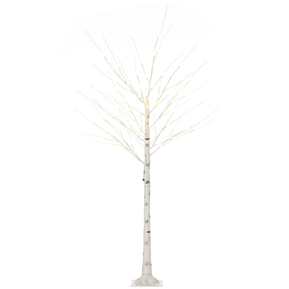 Arbre lumineux PP Blanc blanc, HOMCOM