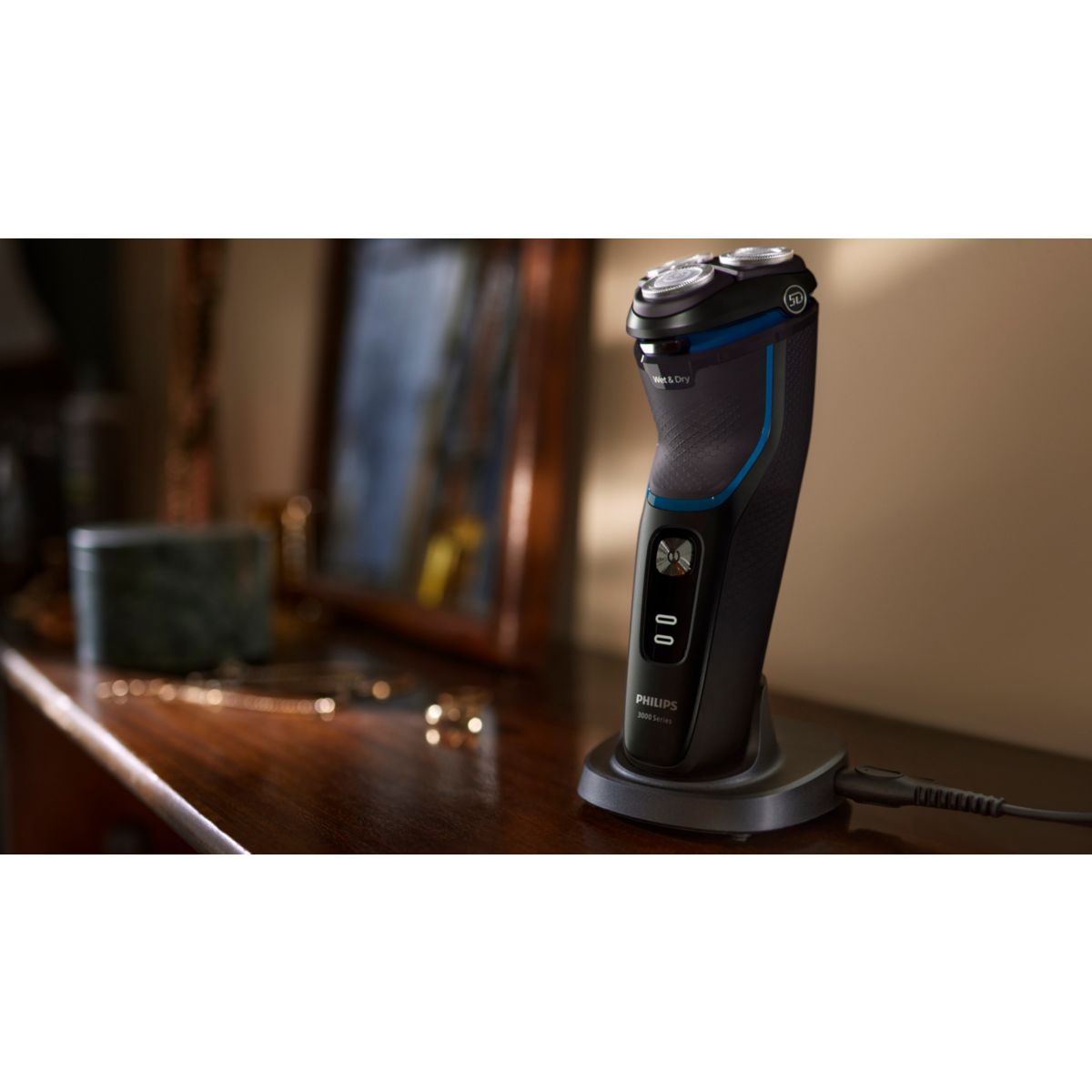 Rasoir électrique Series 3000 S3344/13 noir, PHILIPS