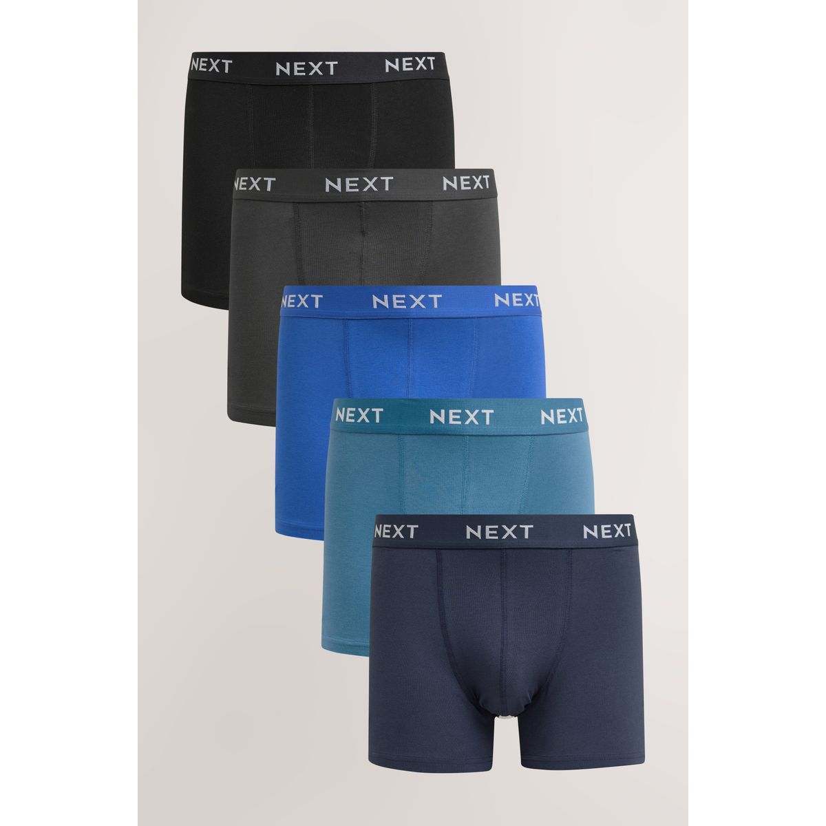 Boxer en coton majoritaire bleu, NEXT