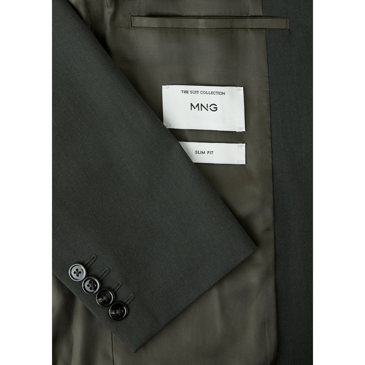 Veste costume Milán slim-fit kaki, MANGO MAN