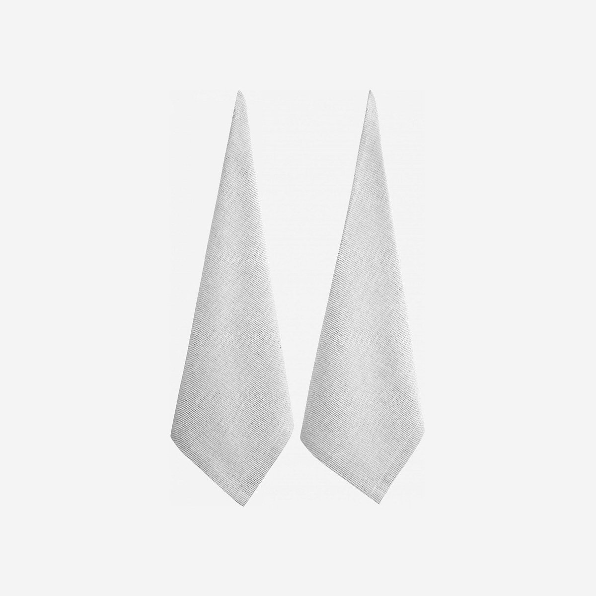 Torchon coton FLAG blanc, HABITAT