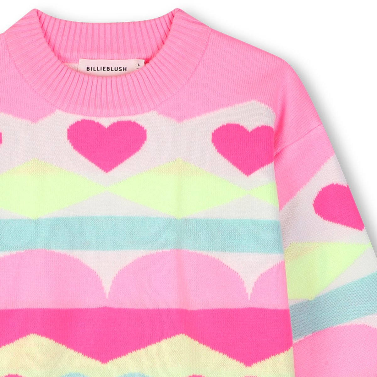 Pull tricot jacquard multico, BILLIEBLUSH
